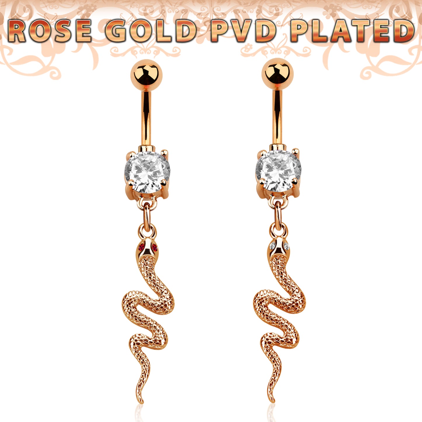SNAKE DANGLE NAVEL