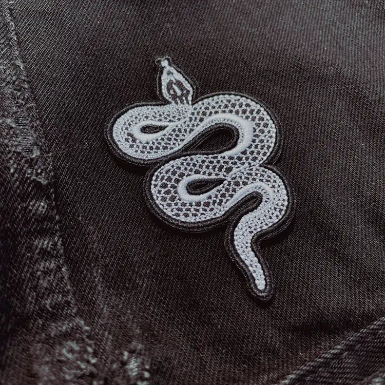 Embroidered Iron-On Patch - Snake