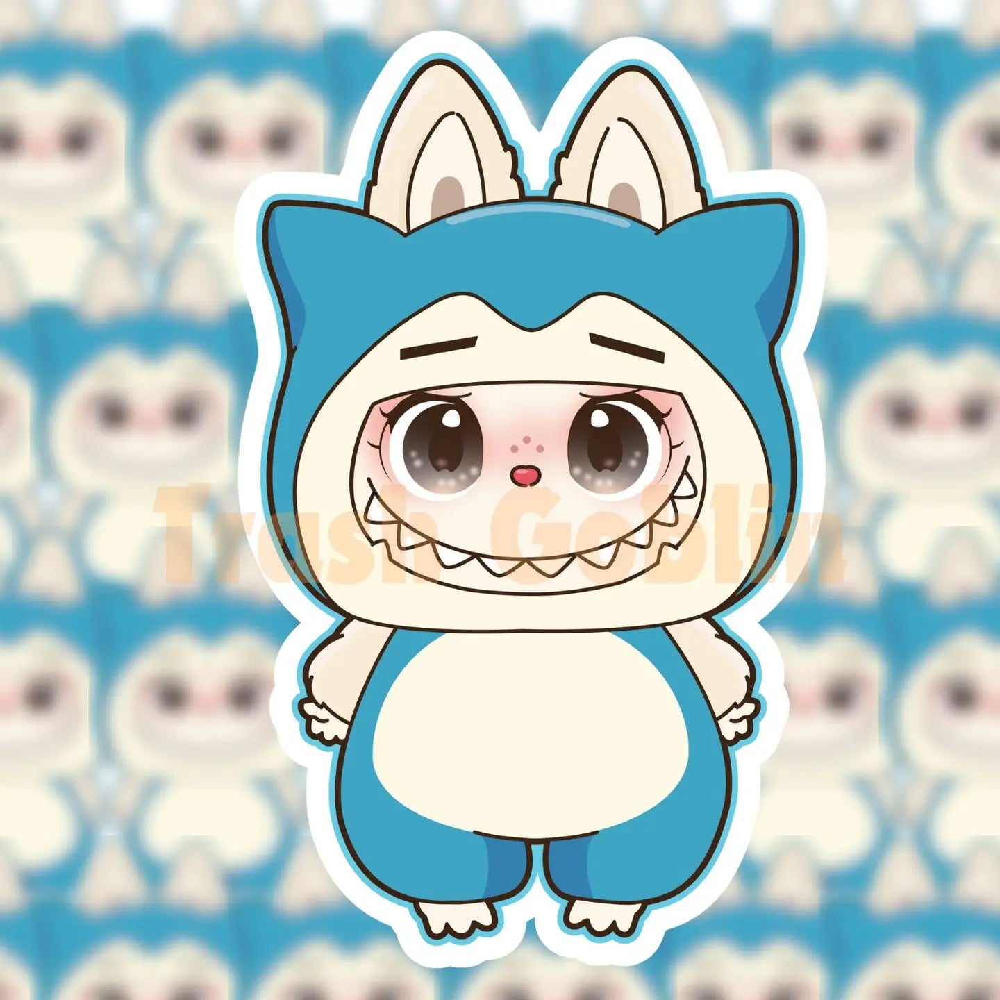 Snorlax Monster Vinyl Sticker