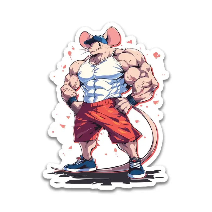 GYM RAT STICKER