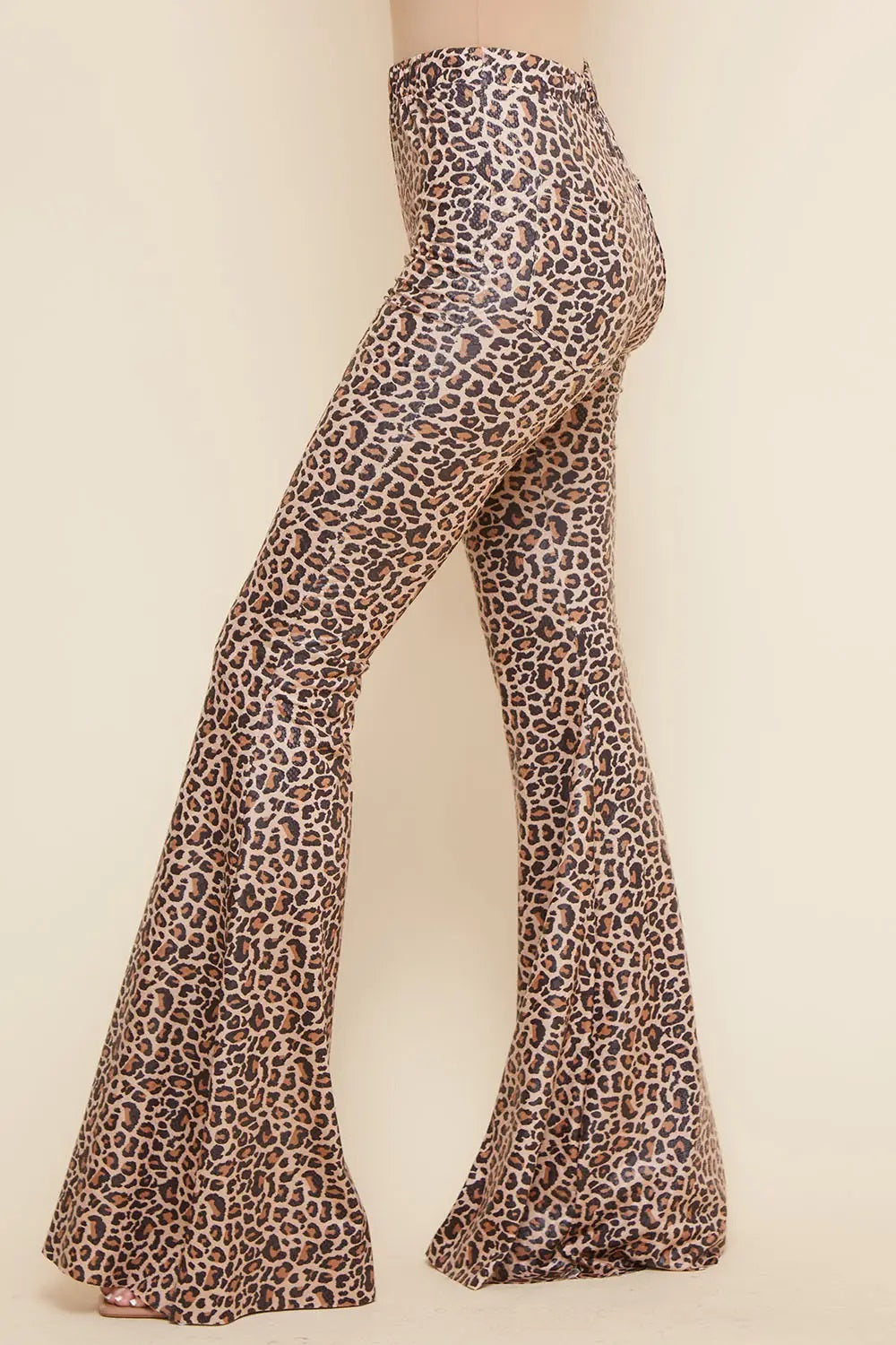 Leopard Bell Bottom With Pockets