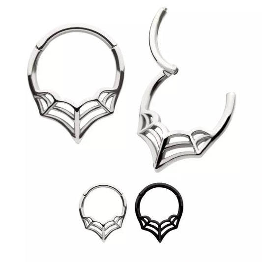 Spiderweb V-Shape Hinged Hoop