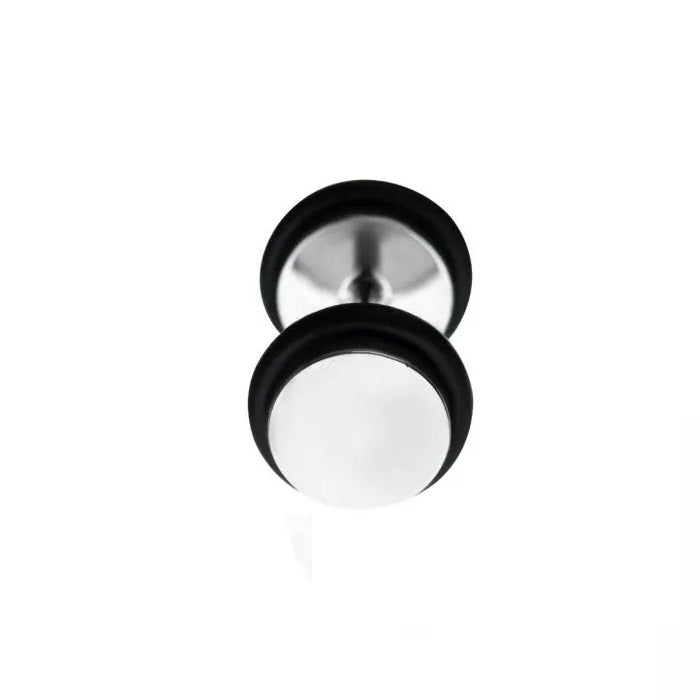 Fake 0g+ Plug With O-Rings 16g Post