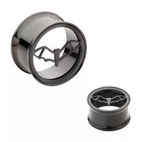 Tunnel double évasé à découpe chauve-souris 0g - 7/8