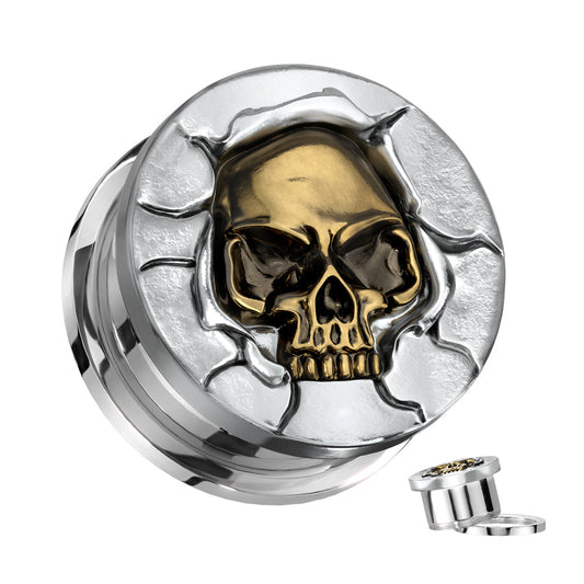 Skull Cracked Machine Head
