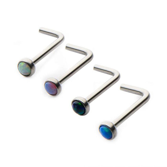 Bisel de ópalo de 2 mm en forma de L de acero quirúrgico de 20 g