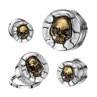 Skull Cracked Machine Head