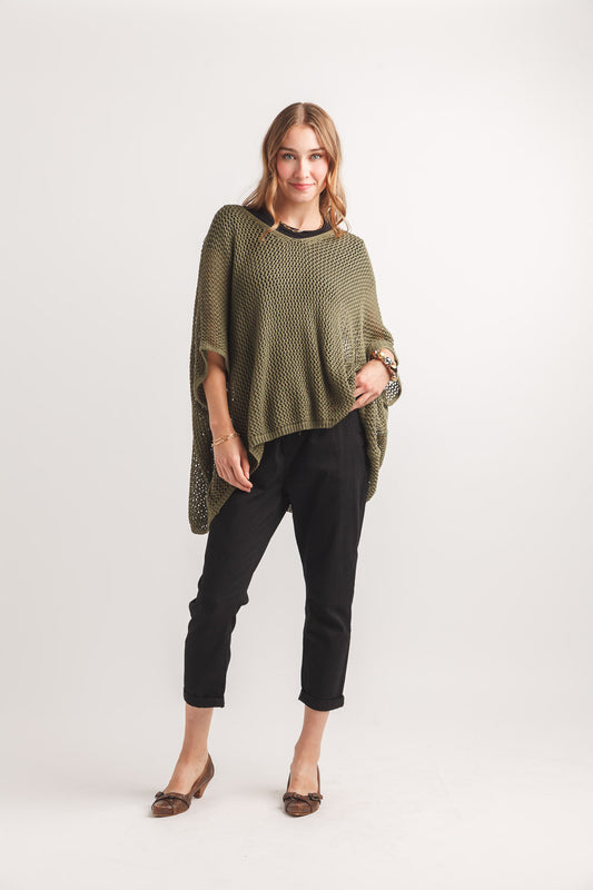 Open Knit Cape