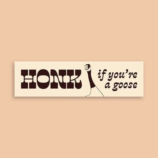 Goose Bumper Sticker