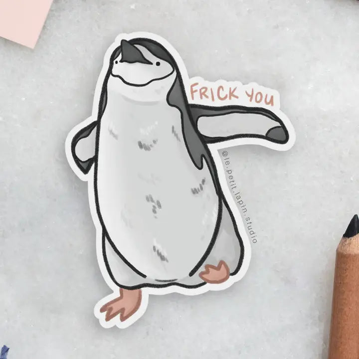 Angry Penguin Sticker