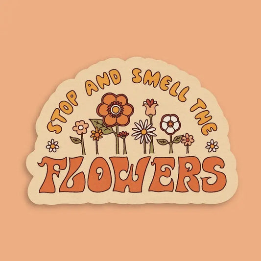 Retro Flower Sticker