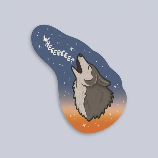 Funny Werewolf Sticker