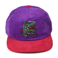 Purple Raptor Corduroy Hat