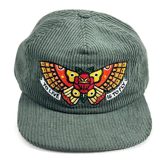 Townes Butterfly Corduroy Cap