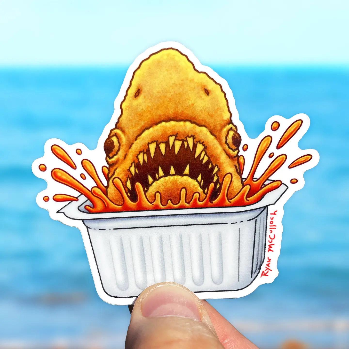 Mcnugget Shark In Sweet & Sour Sauce
