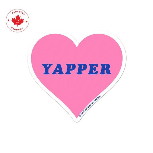 Yapper Heart Sticker