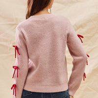 Santa Baby Lettering Christmas Holiday Sweater Top