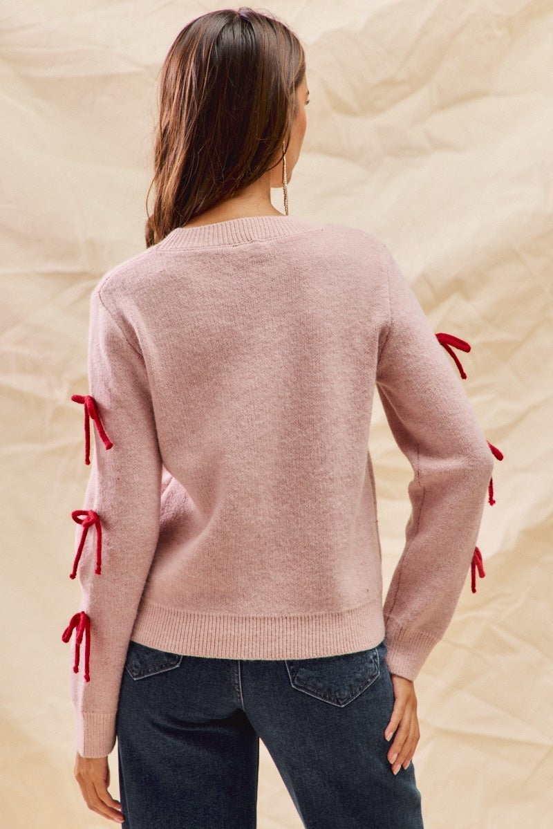 Santa Baby Lettering Christmas Holiday Sweater Top