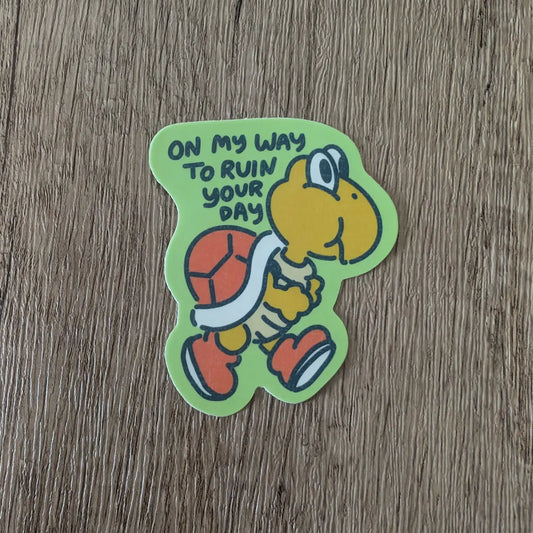 On My Way -Vinyl Sticker