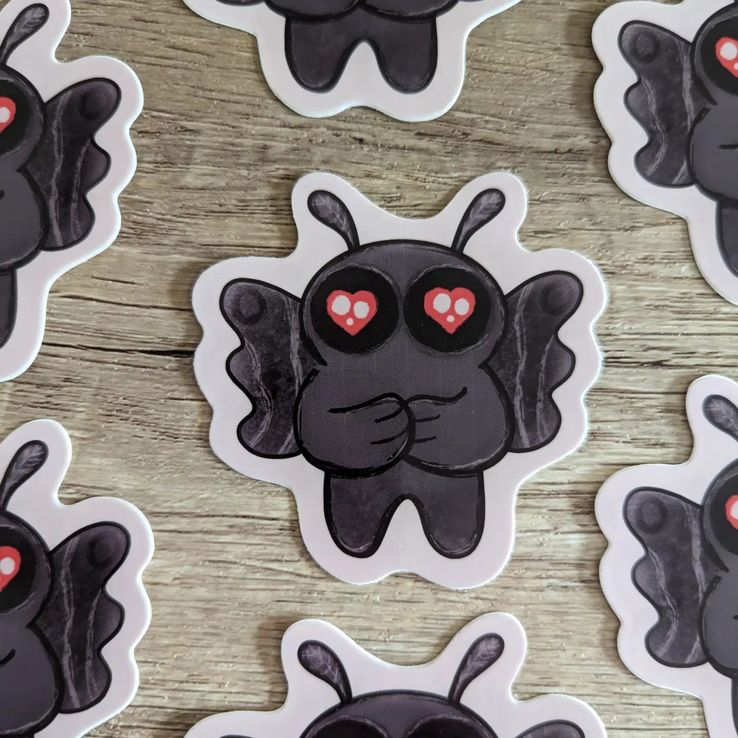 Mothman - Spooky Cute Cryptid Cryptozoology Vinyl Sticker