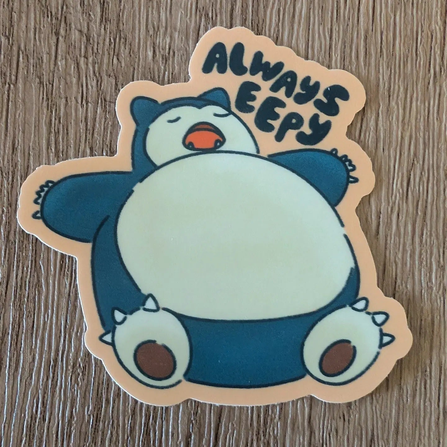 Eepy Snorlax - Vinyl Sticker