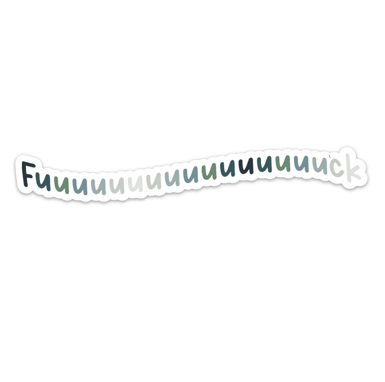 Fuck (Long) Sticker