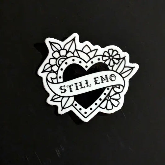 Still Emo Heart Sticker