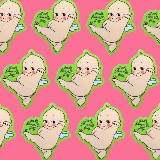God's Favorite Gay Sticker