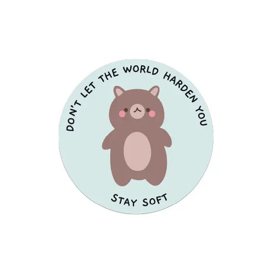 Stay Soft Vinyl Sticker