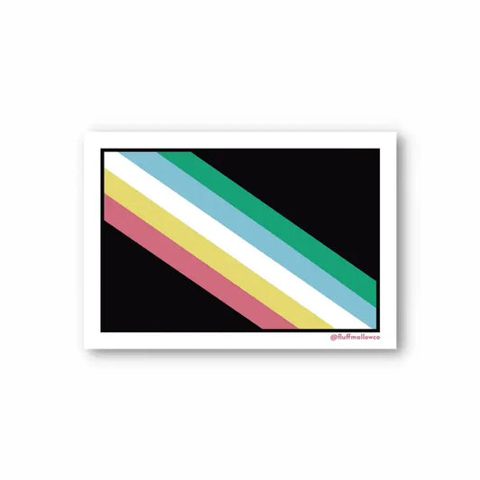 Disability Pride Flag Sticker