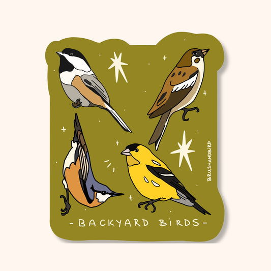 Backyard Birds Sticker
