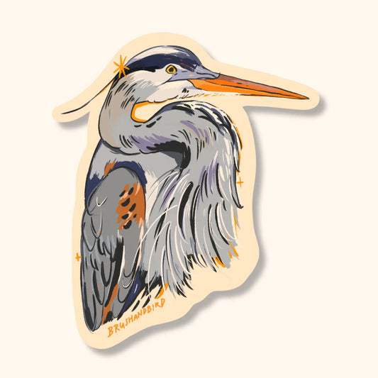 Great Blue Heron Sticker