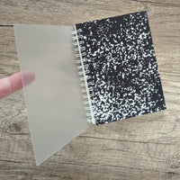 Composition Notebook - Reusable Sticker Book - 50 Pages