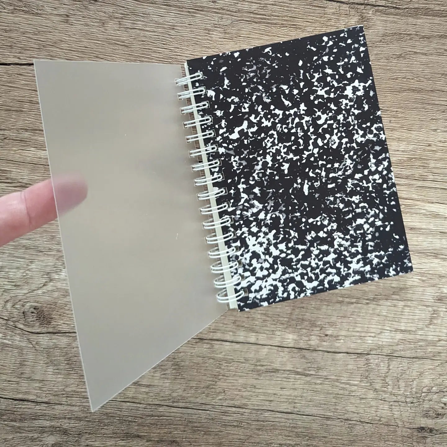 Composition Notebook - Reusable Sticker Book - 50 Pages