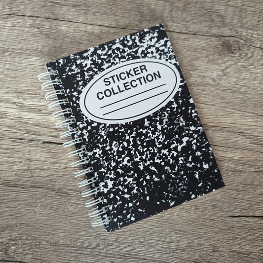 Composition Notebook - Reusable Sticker Book - 50 Pages