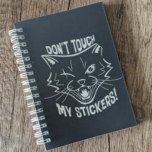 Don't Touch My Stickers! - Reusable Sticker Book - 50 Pages
