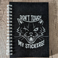 Don't Touch My Stickers! - Reusable Sticker Book - 50 Pages