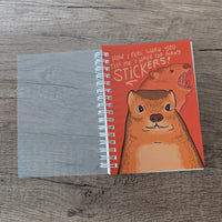 Hyrax Too Many Stickers - Reusable Sticker Book - 50 Pages