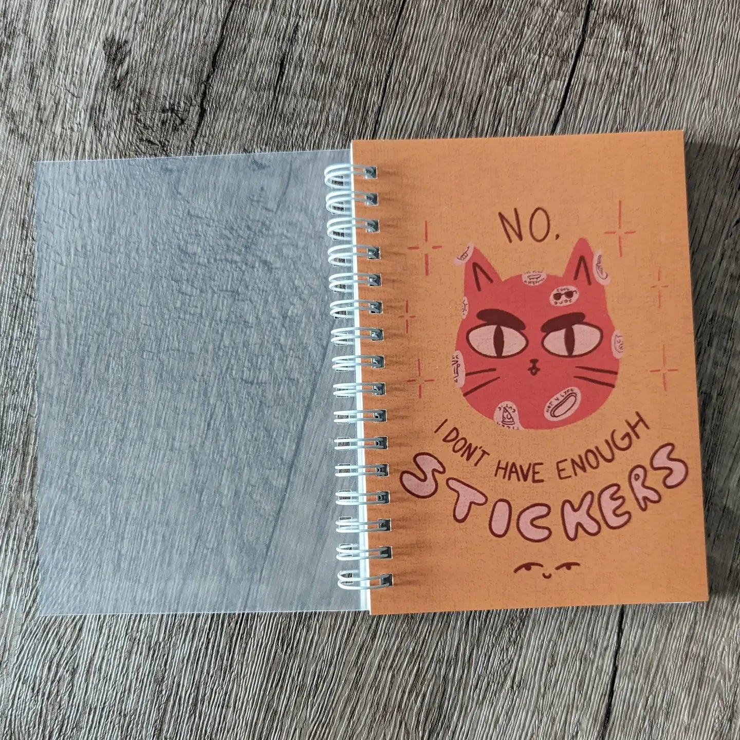 Not Enough Stickers - Cat - Reusable Sticker Book - 50 Pages