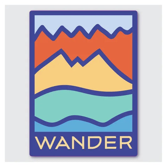 Wander Abstract Sticker