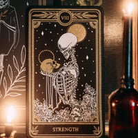Strength Tarot Card Large Embroidered Patch