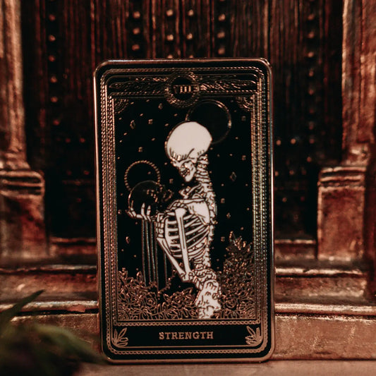 Strength Tarot Enamel Pin
