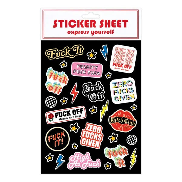 Fuck It Sticker Sheet