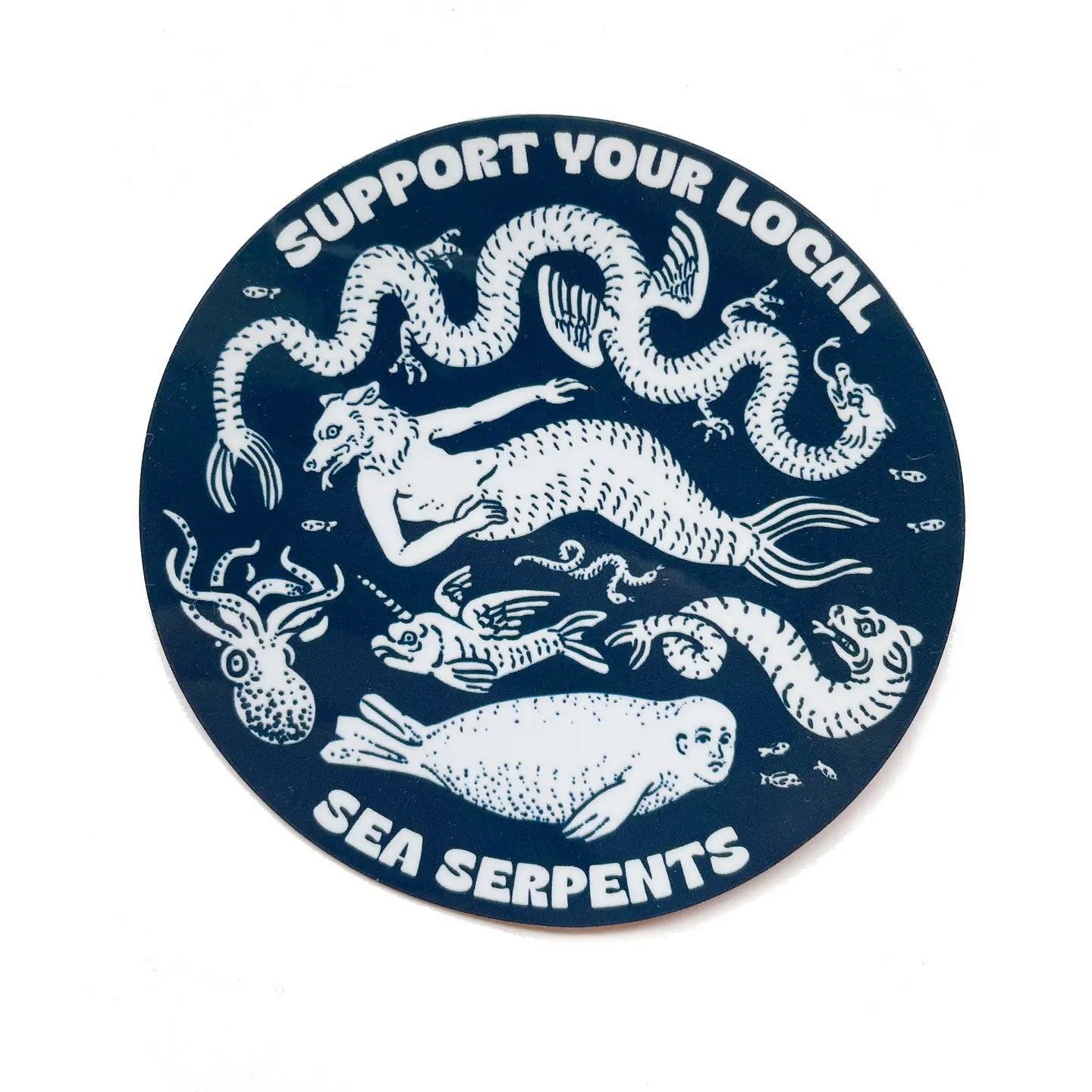 Support Sea Serpents Sticker