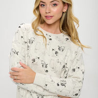 Cat All Over Sweatshirt