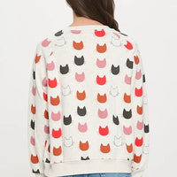 Cat Face Sweatshirt