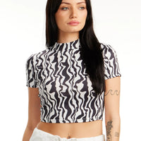 Mock Neck Top