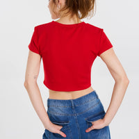 Red Angel Baby Tee