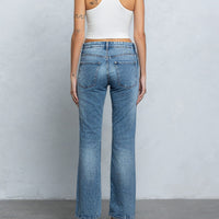 Nipple Ring Ribbed Crop Top
