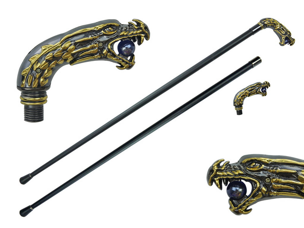 37" Dragon Cane